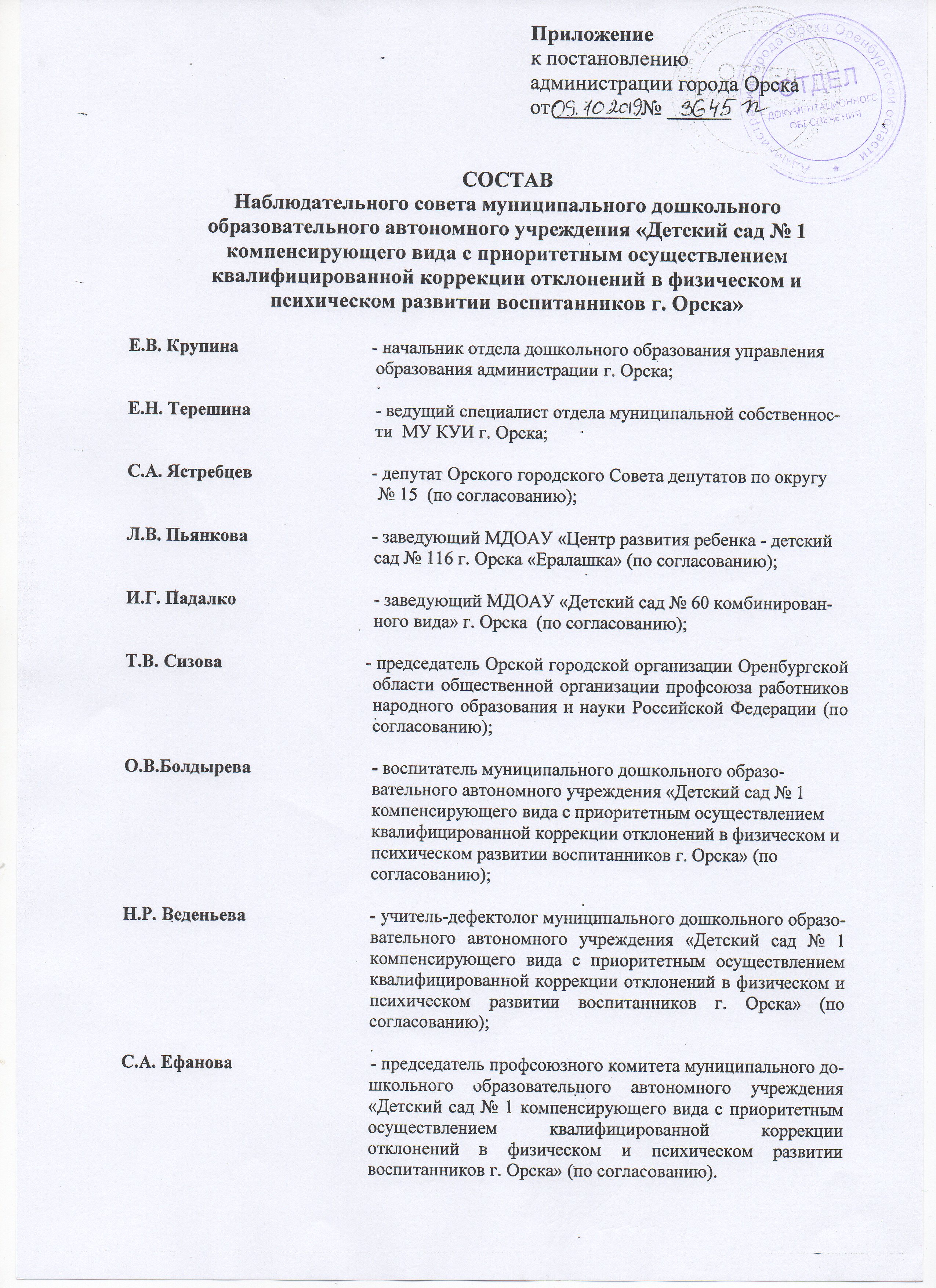 Рекомендации наблюдательного совета автономного учреждения образец